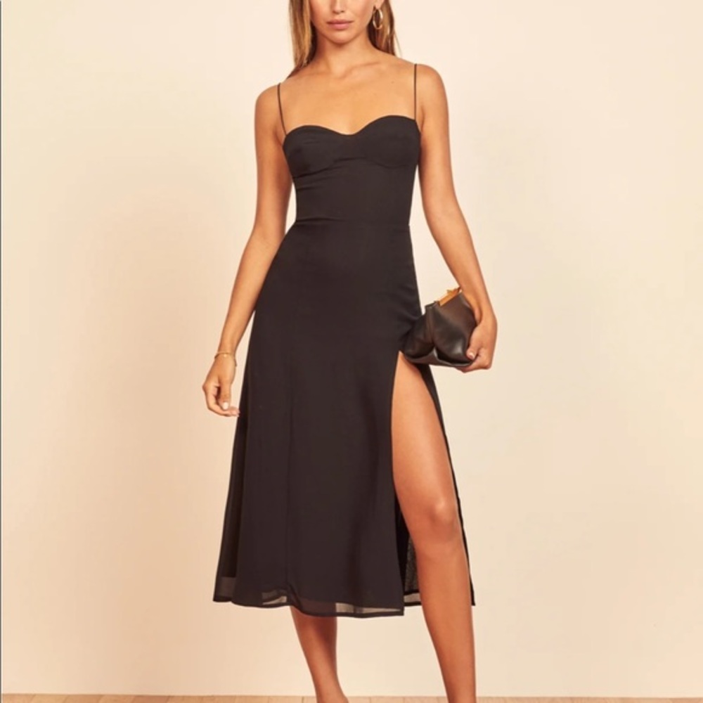 Reformation Juliette Dress - Black